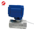 3-way motorized automatic ball flow hydraulic valve directional control